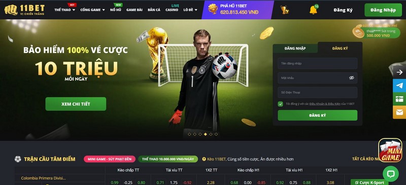 Hướng dẫn cách đăng kí 11bet cụ thể