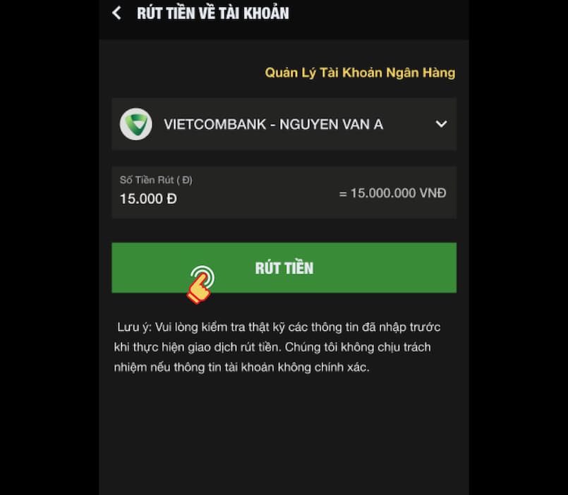 Hướng dẫn chi tiết cách rút tiền 11bet